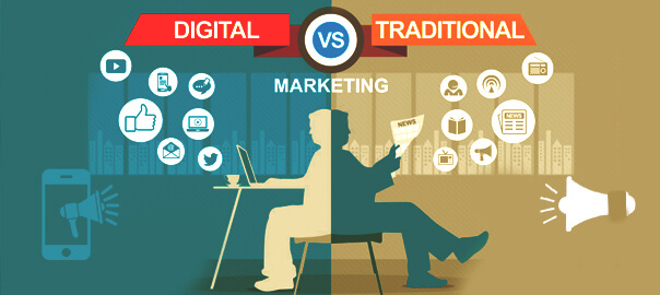 Traditional marketing Vs Digital marketing
